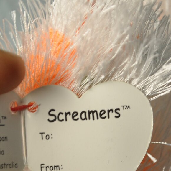 plush TY punkies ghost 2005 Screamers stuffed animal (W1589) - Picture 9 of 9